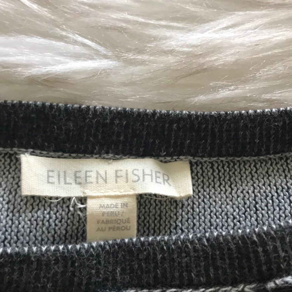 Eileen Fisher dark grey sweater - Picture 2 of 5